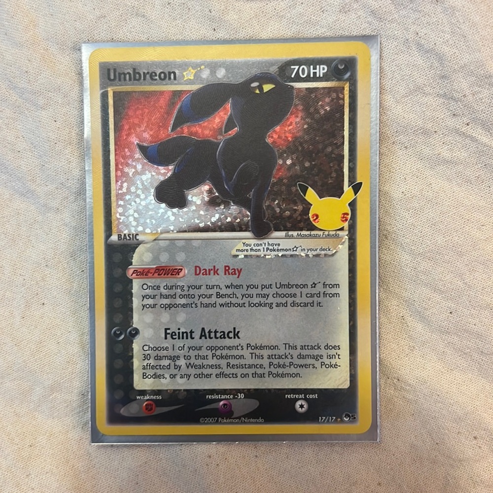 Umbreon Pokémon card
